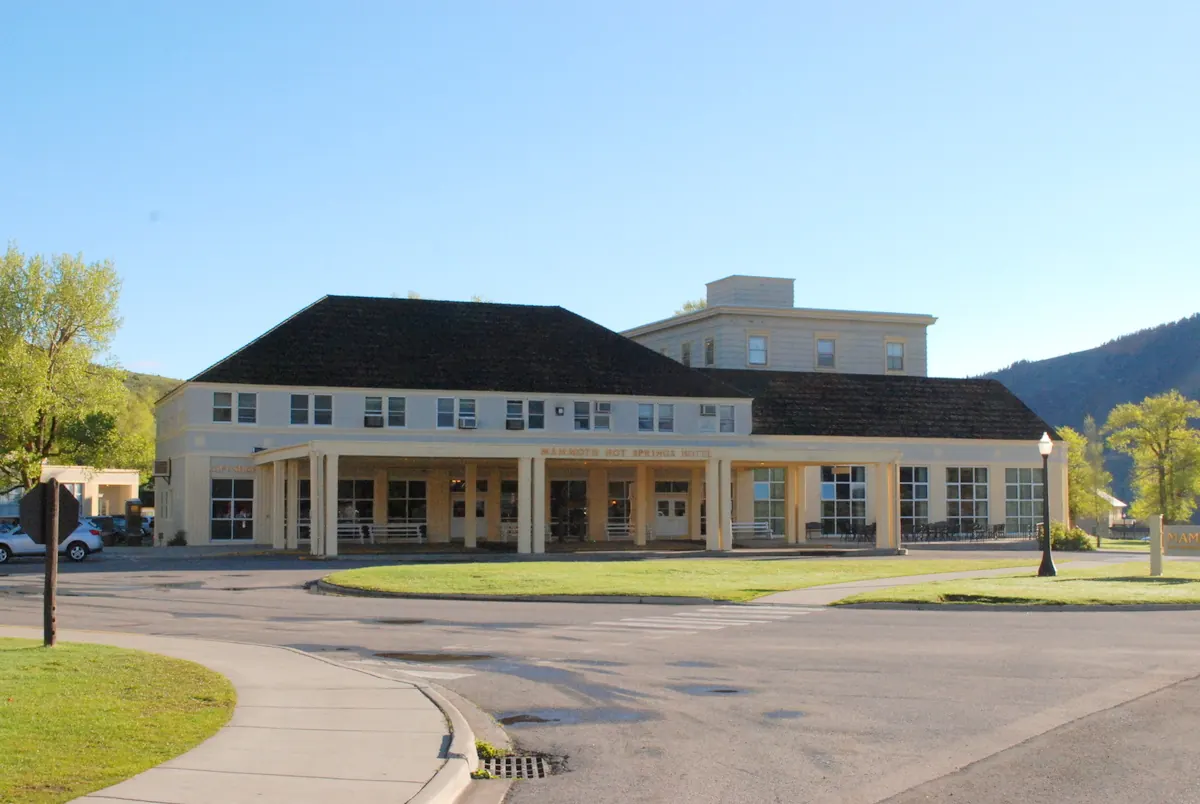 Mammoth Hot Springs Hotel in Yellowstone National Park